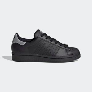 adidas Kids SuperStar Shell-toe Jewel Black Silver FV3722 retro Sneaker Fashion